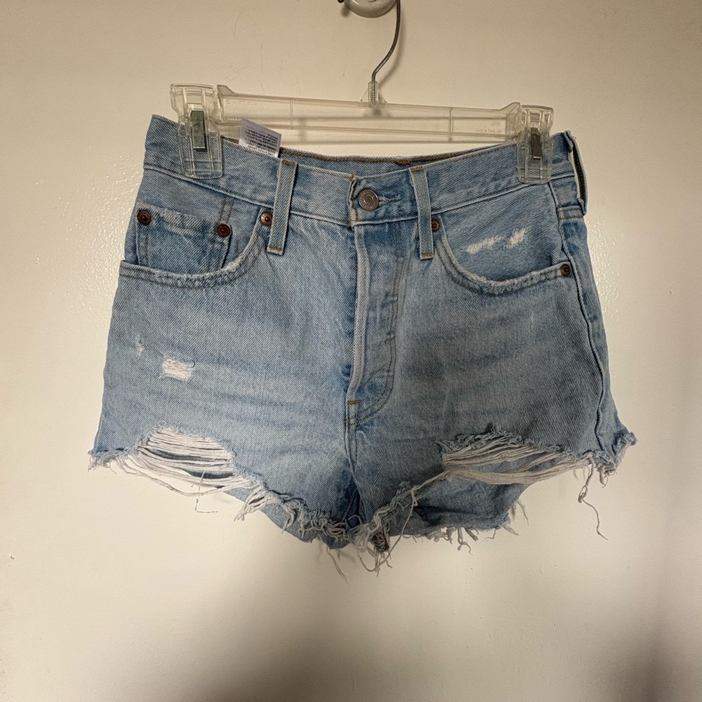 Levi’s 501 Denim Distressed Shorts